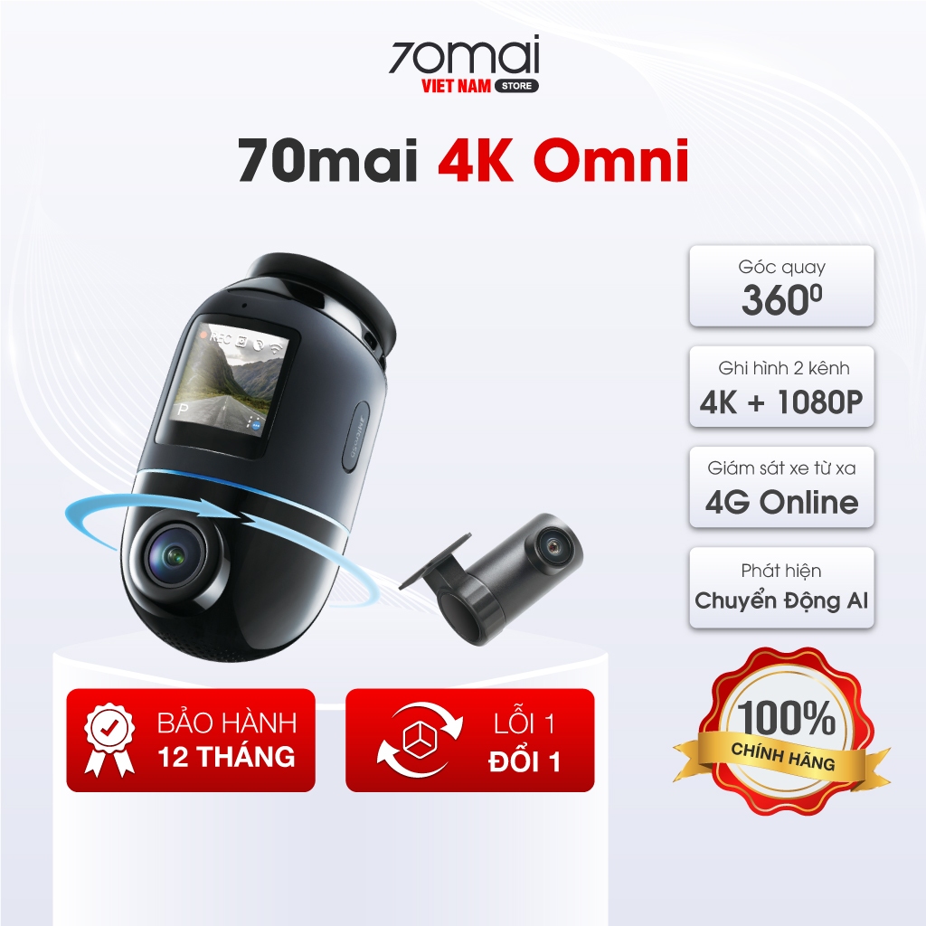 Cam 70mai X800 4K Omni