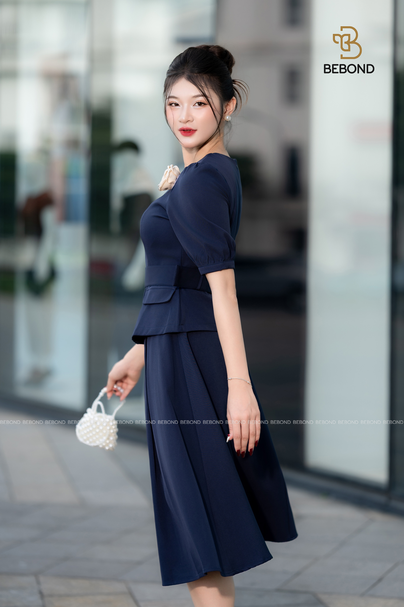 SET vest tay phồng TRISTAN màu XANH THAN_thumbnail_7