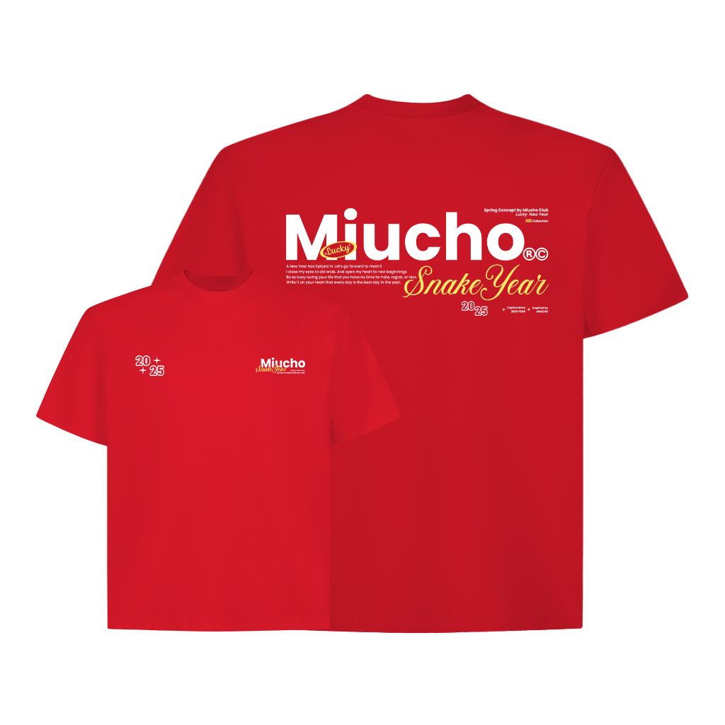 Áo phông tết form boxy local brand cổ tròn chất vải cotton 2c 250gsm 1821 Miucho Club in typography_thumbnail_11