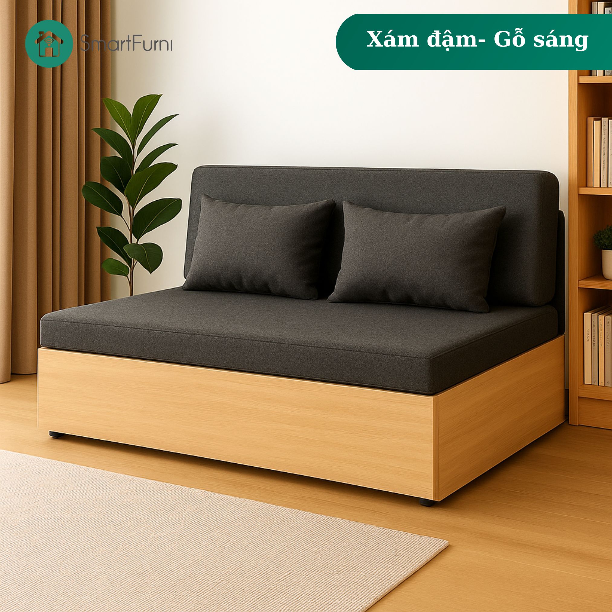 GIƯỜNG SOFA ĐA NĂNG SMARTFURNI - TÍCH HỢP 2IN1 - SMF23  - ĐA DẠNG KÍCH THƯỚC_thumbnail_4