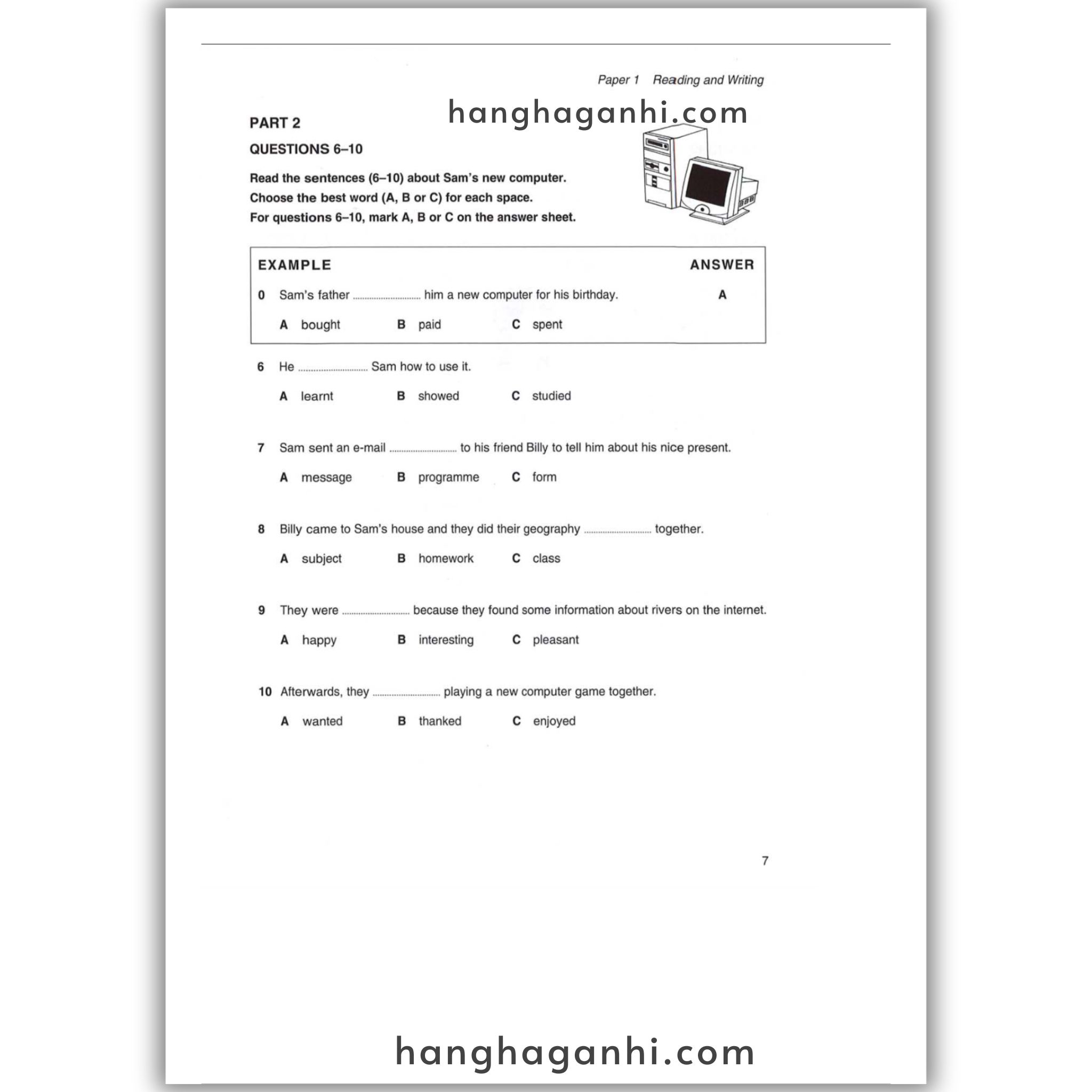 Sách Cambridge Key English Test (Ket) 3 With Answers_thumbnail_10