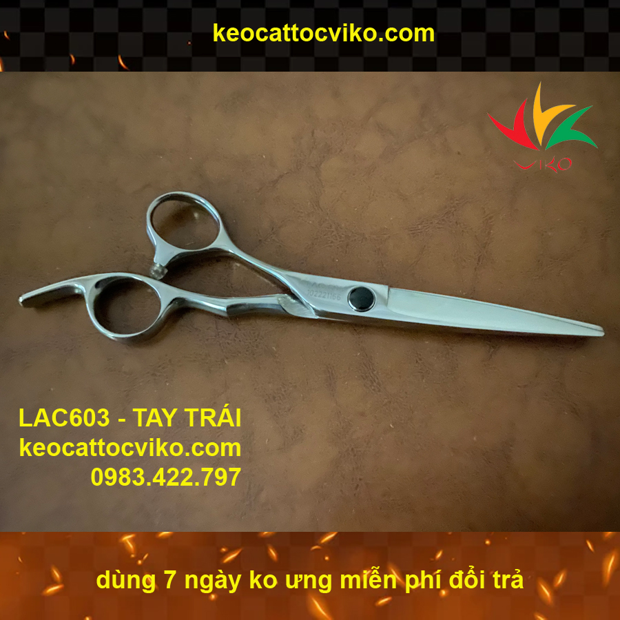 Kéo cắt tóc VIKO AKAFUJI LAC-603 (tay trái) - bảo hành 1 năm_thumbnail_6