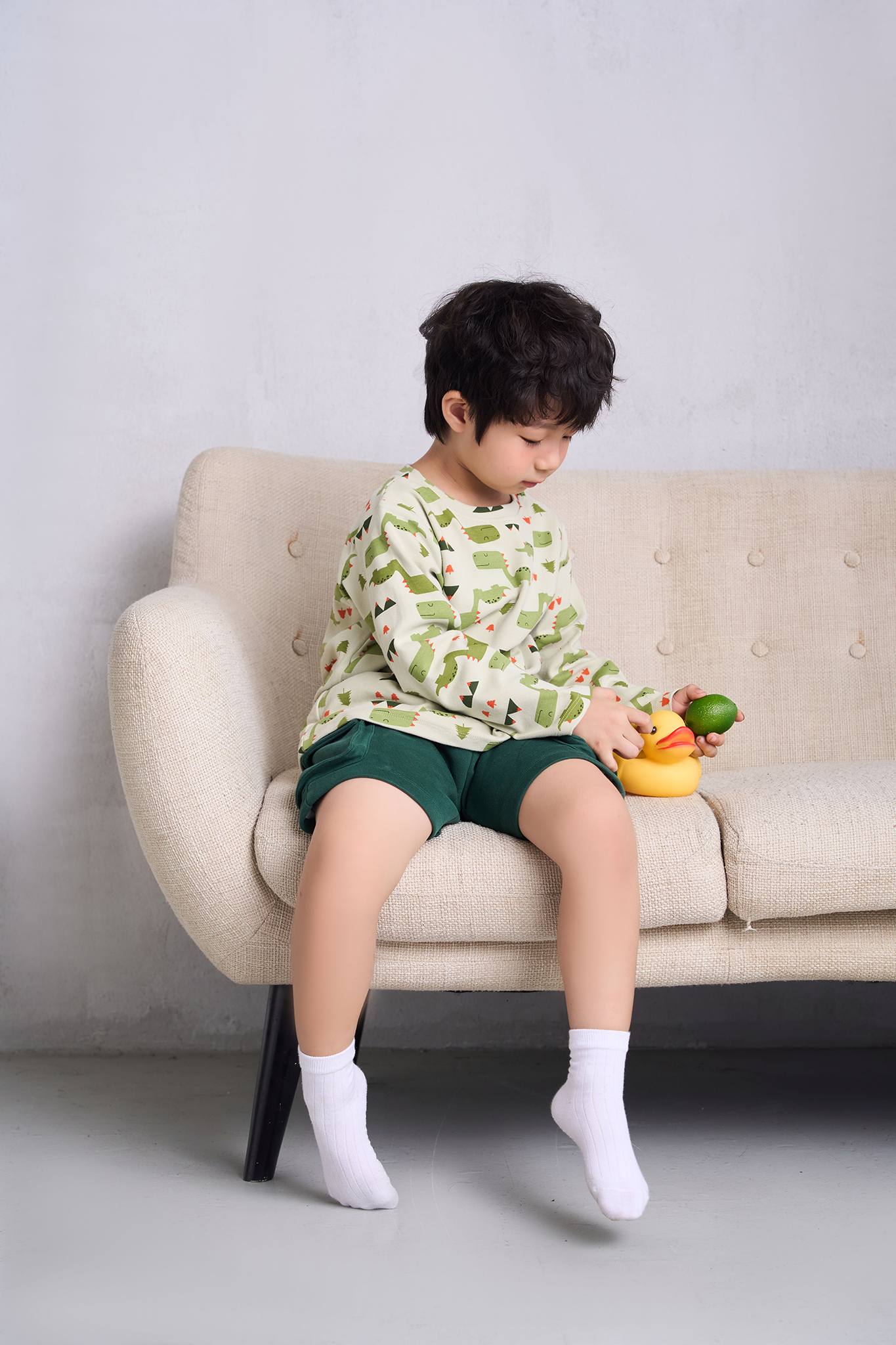 Áo họa tiết tay viền lé vải phối_thumbnail_3