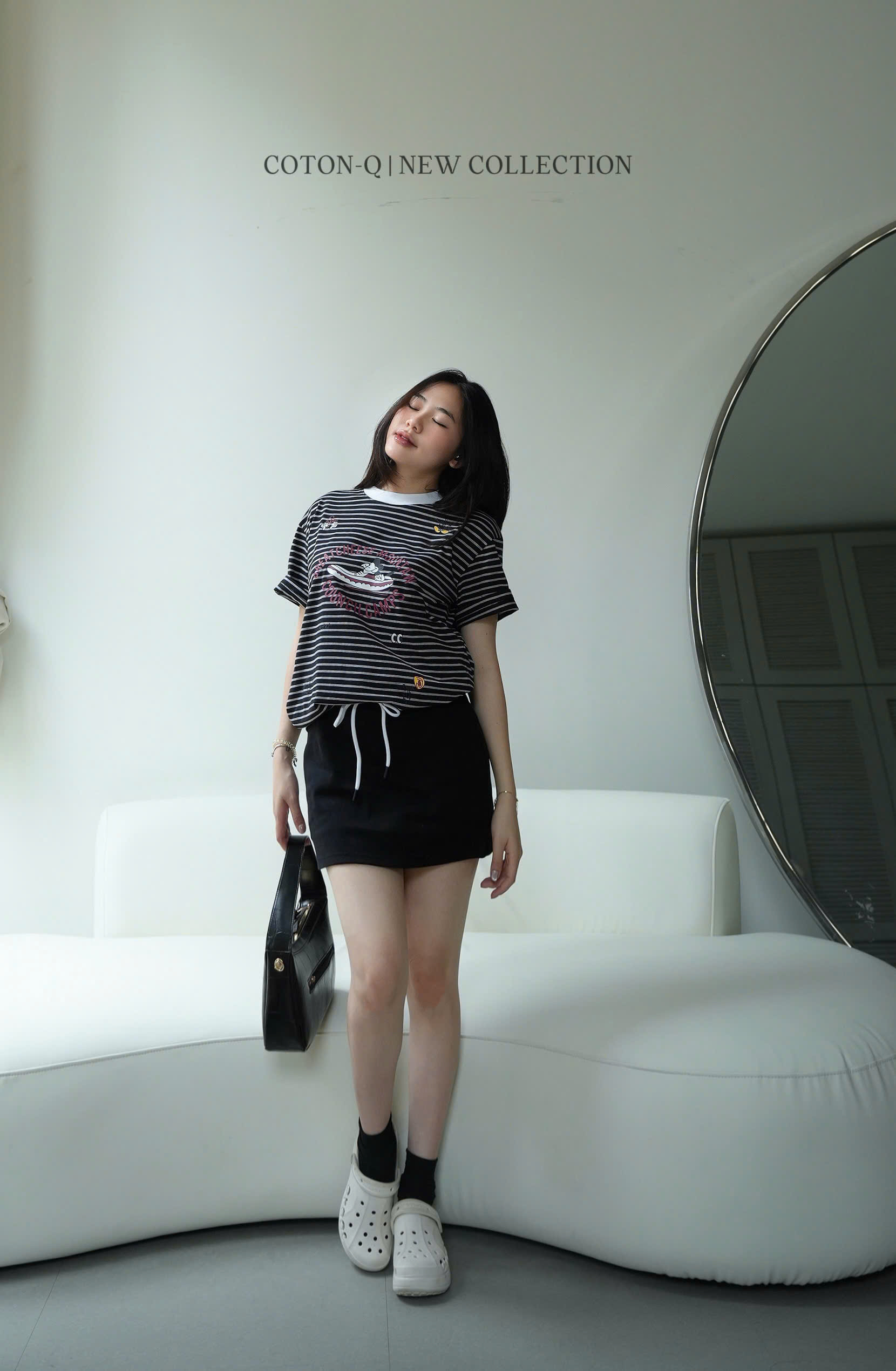 Set áo thun phối sọc + chân váy_thumbnail_2