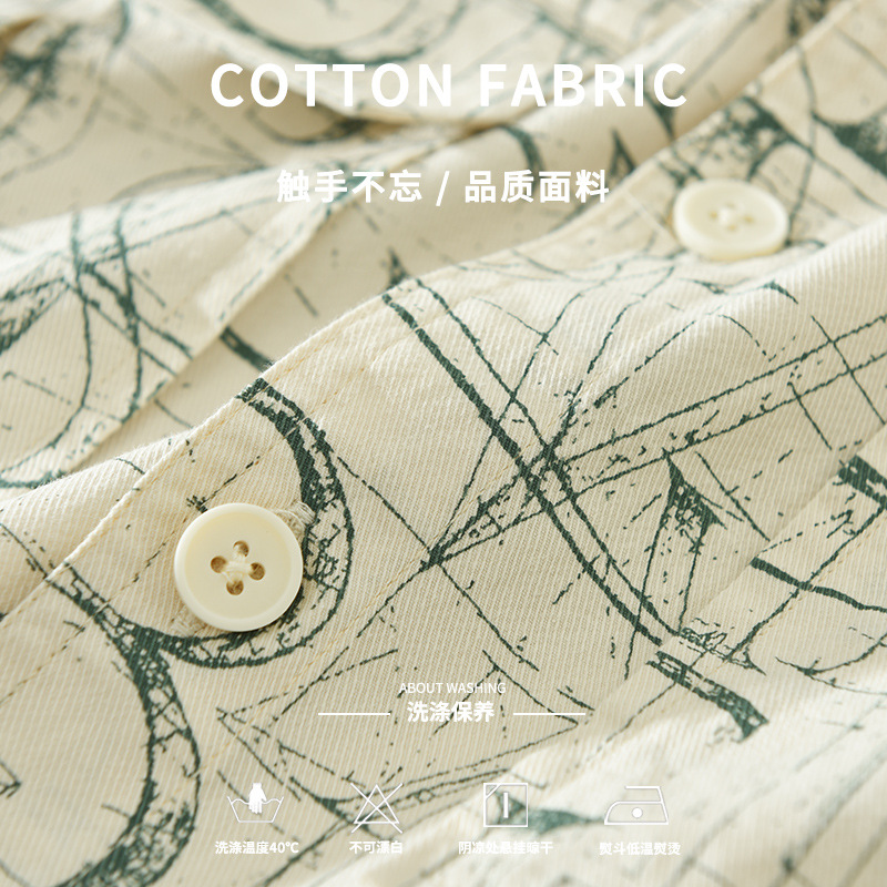 Áo Sơ Mi Nam Ngắn Tay In Hình Phong Cách Nhật Bản – Form Rộng Nghệ Thuật Thời Trang Đa Năng_thumbnail_4