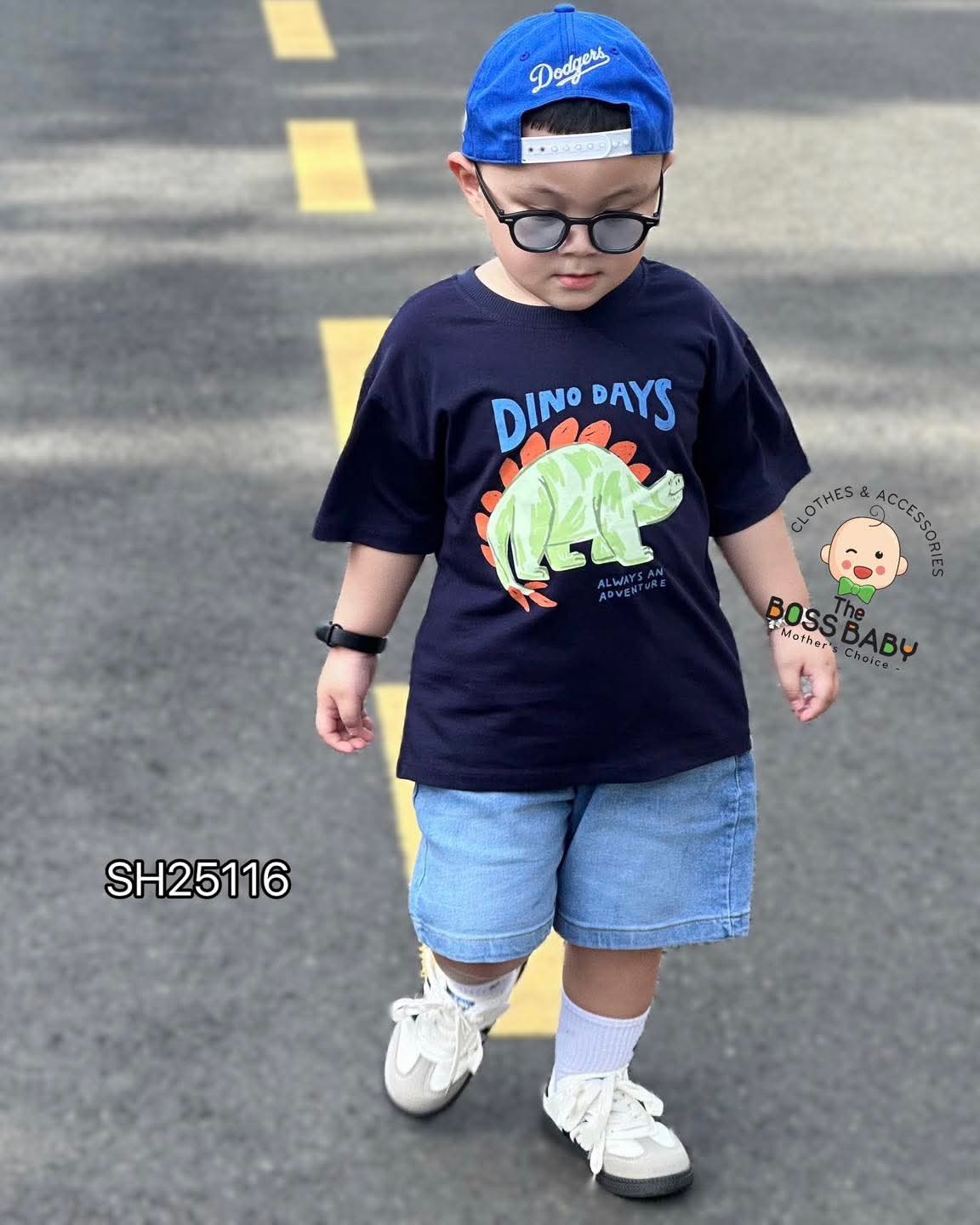 Set bộ jean xanh khủng long DINODAYS_thumbnail_1