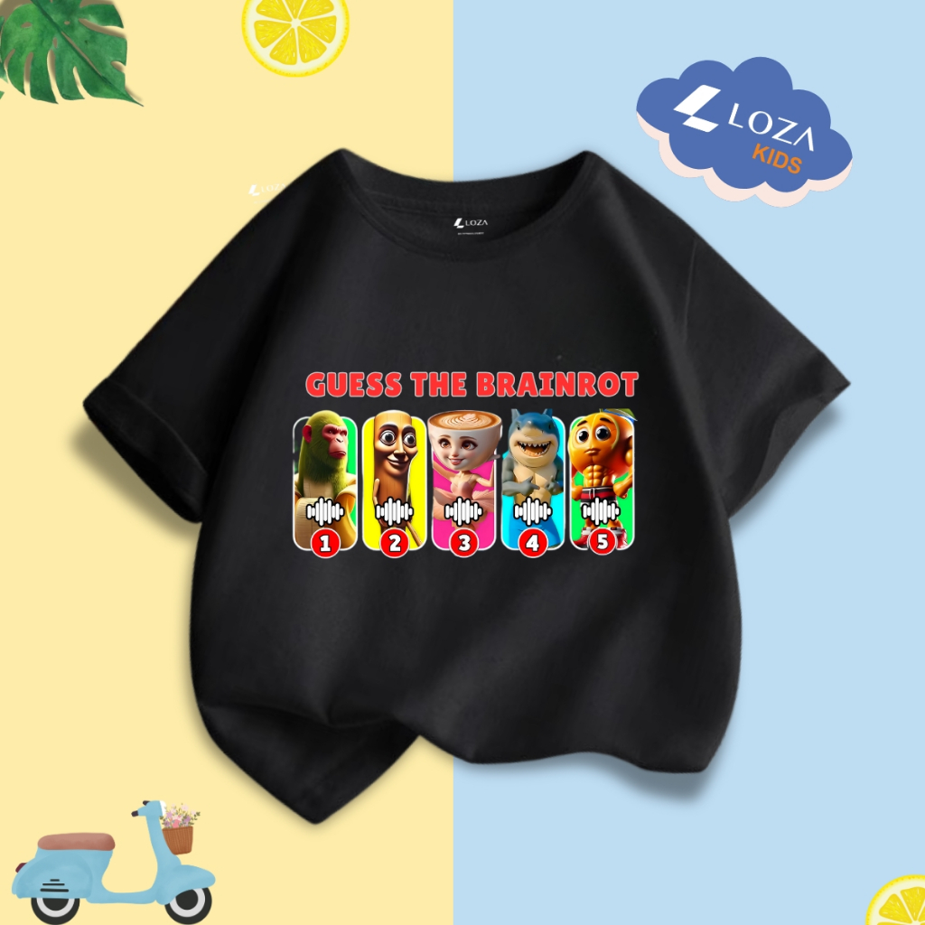 Áo bé Meme brainrot Tralalero Tralala tung tung tung sahur cho bé trai size từ 15-40kg Loza Kids - AT064_thumbnail_0