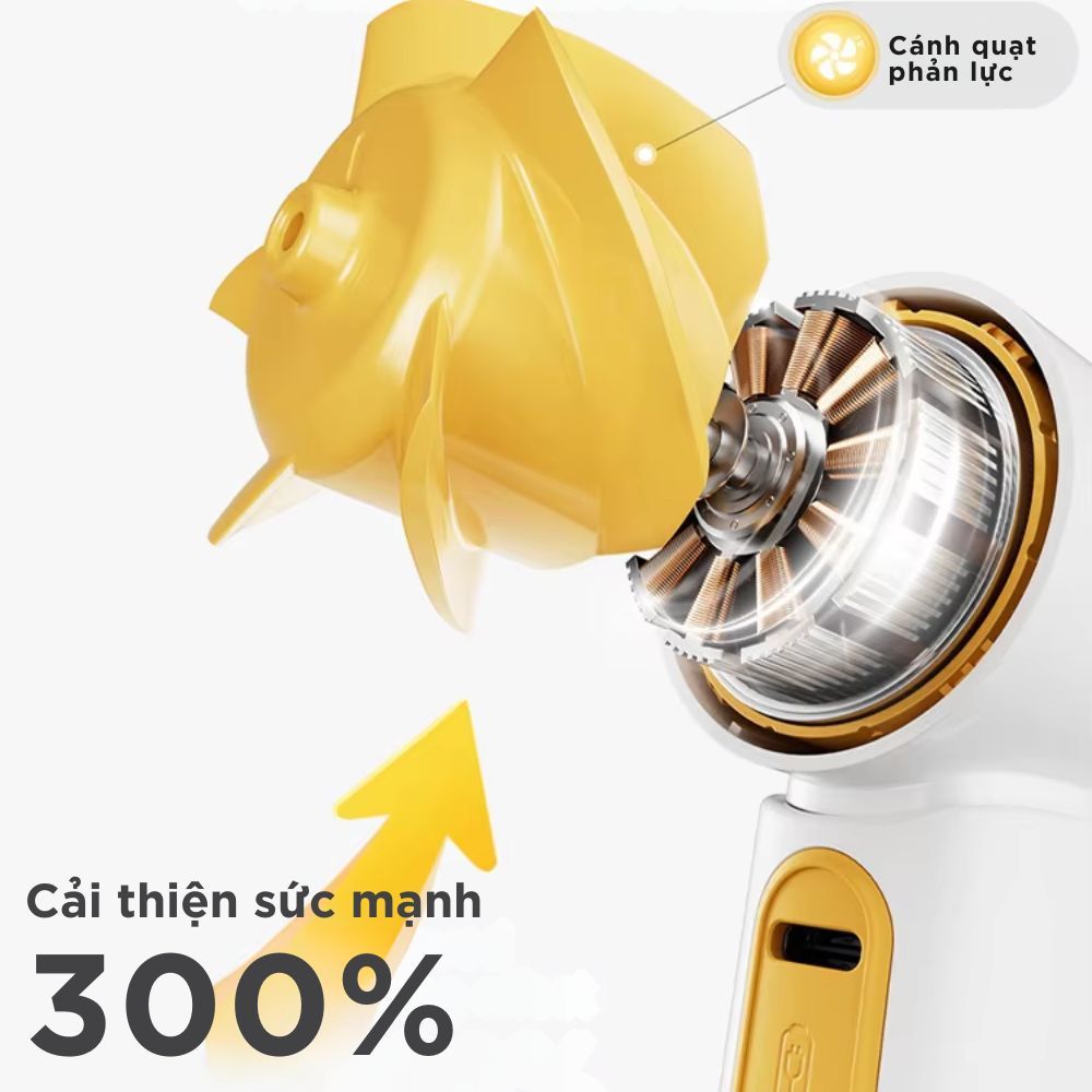 Quạt Phản Lực Cầm Tay Kachi MK406 – Pin 4000mAh_thumbnail_5