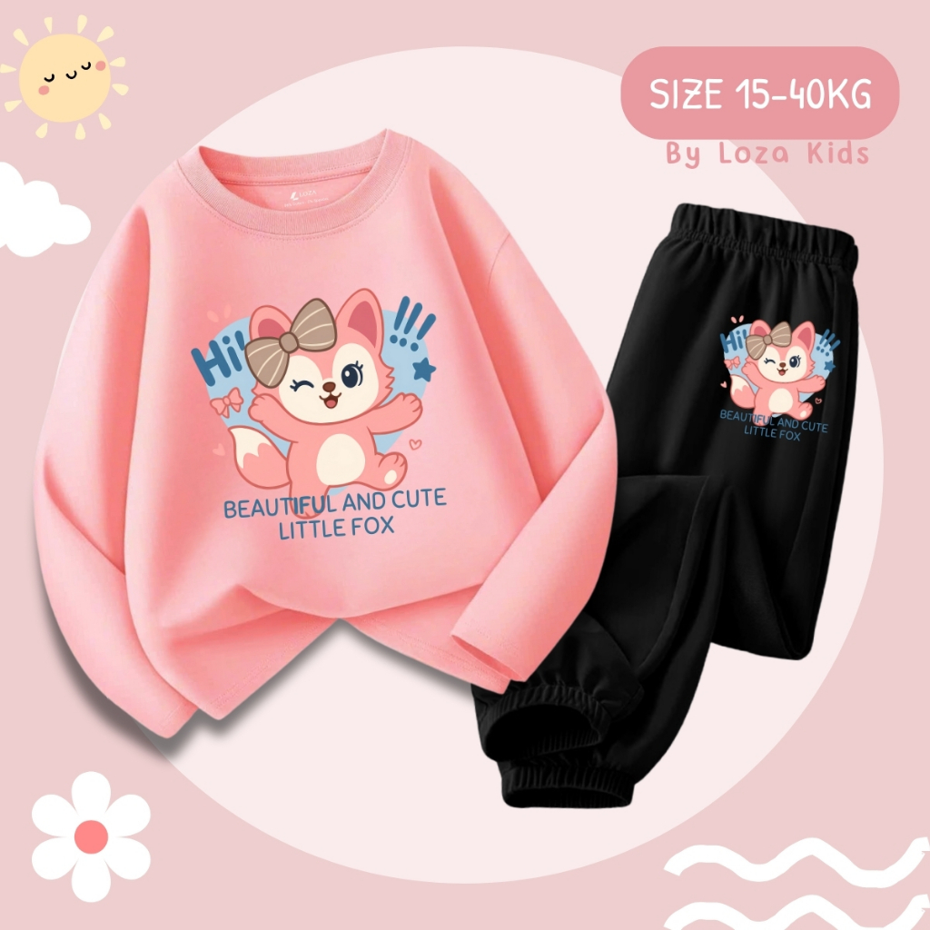 Bộ Thu - Đông bé gái in hình LINABELL- Loza Kids BW437_thumbnail_3