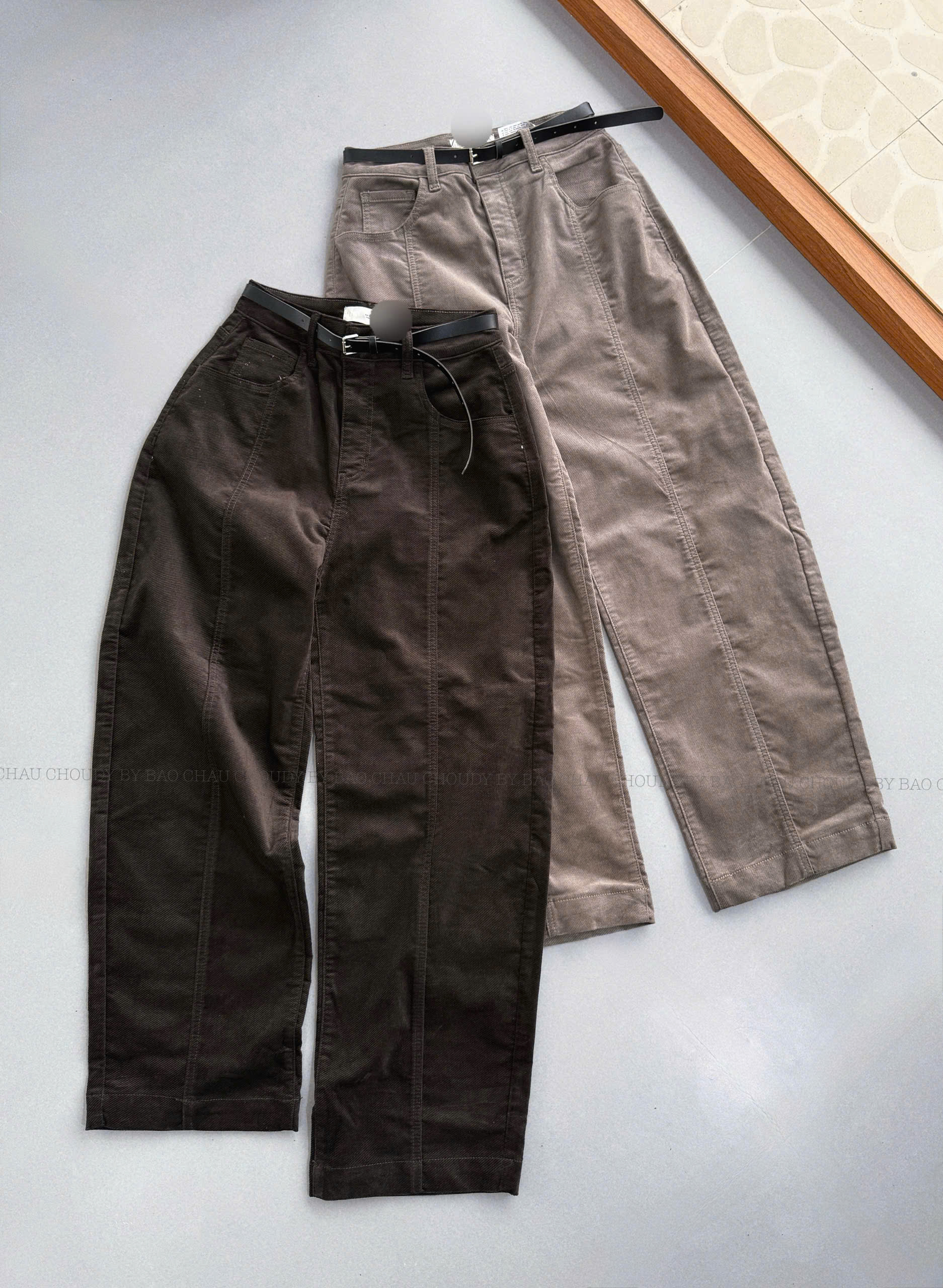 H3 QUẦN NHUNG 2 MÀU  (KÈM BELT)_thumbnail_1