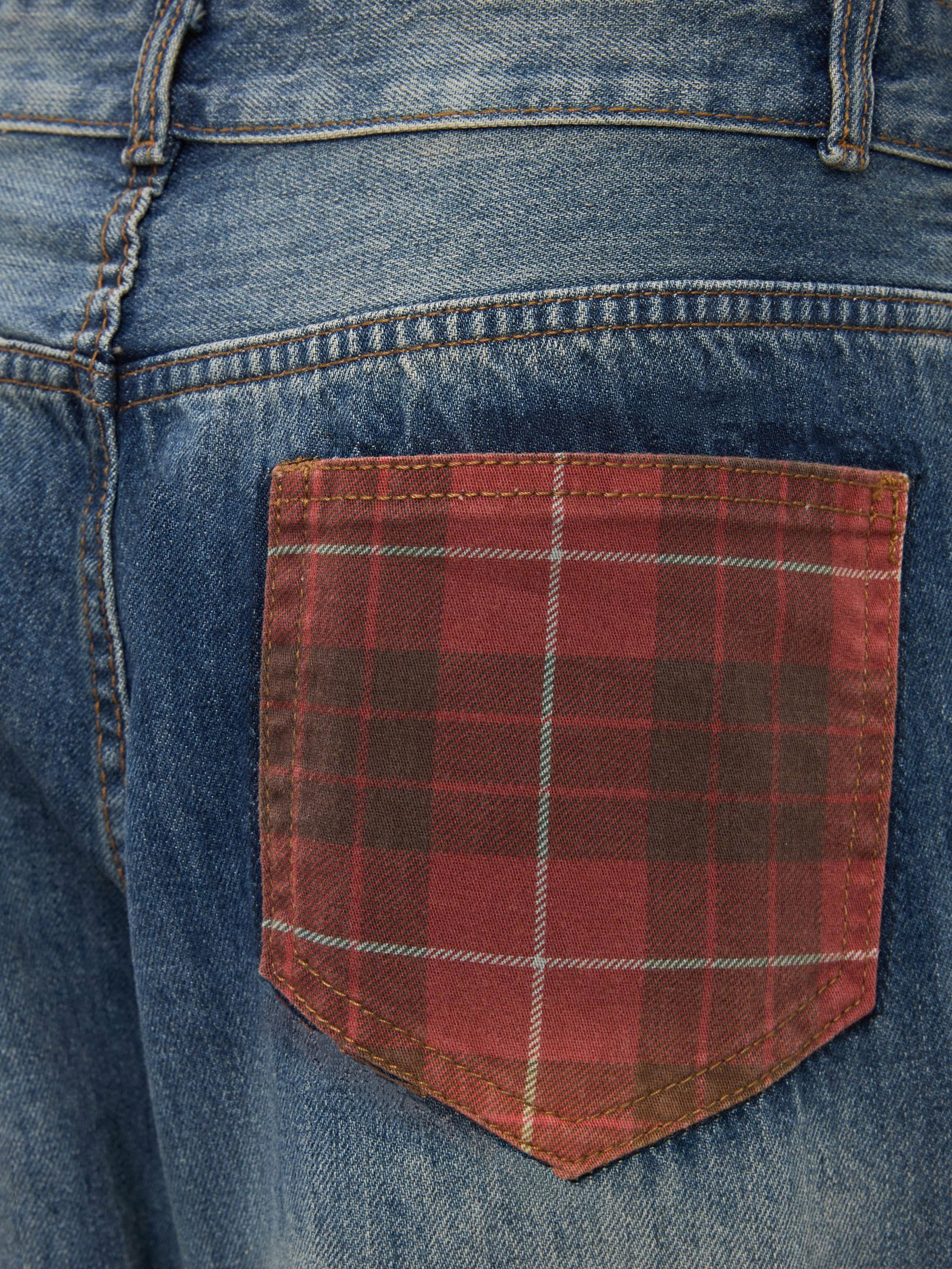 BIGSIZE NỮ- Quần suông mix caro túi đỏ T-QJ603_thumbnail_4