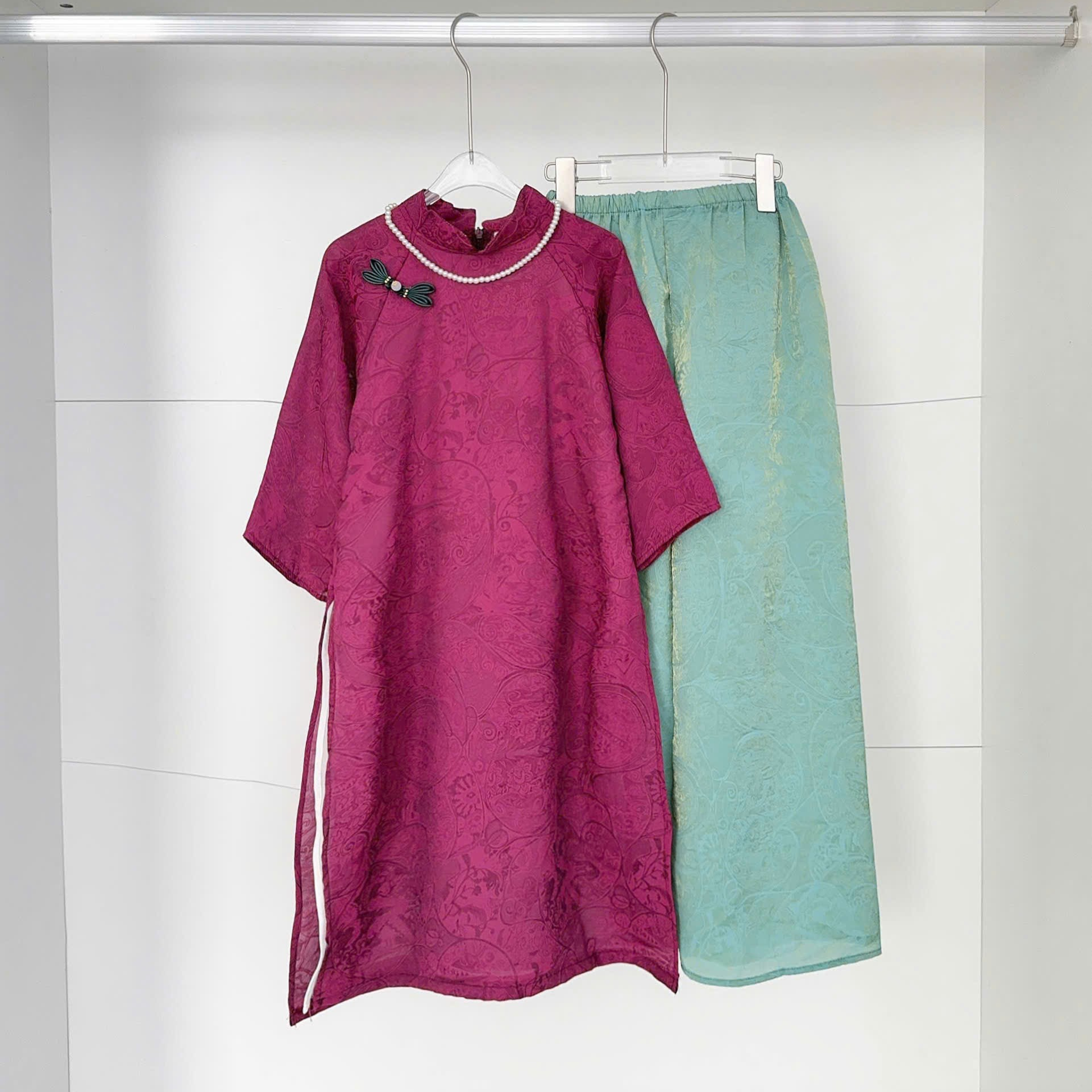 [D10] Bộ áo dài 4 tà mẹ và bé_thumbnail_1