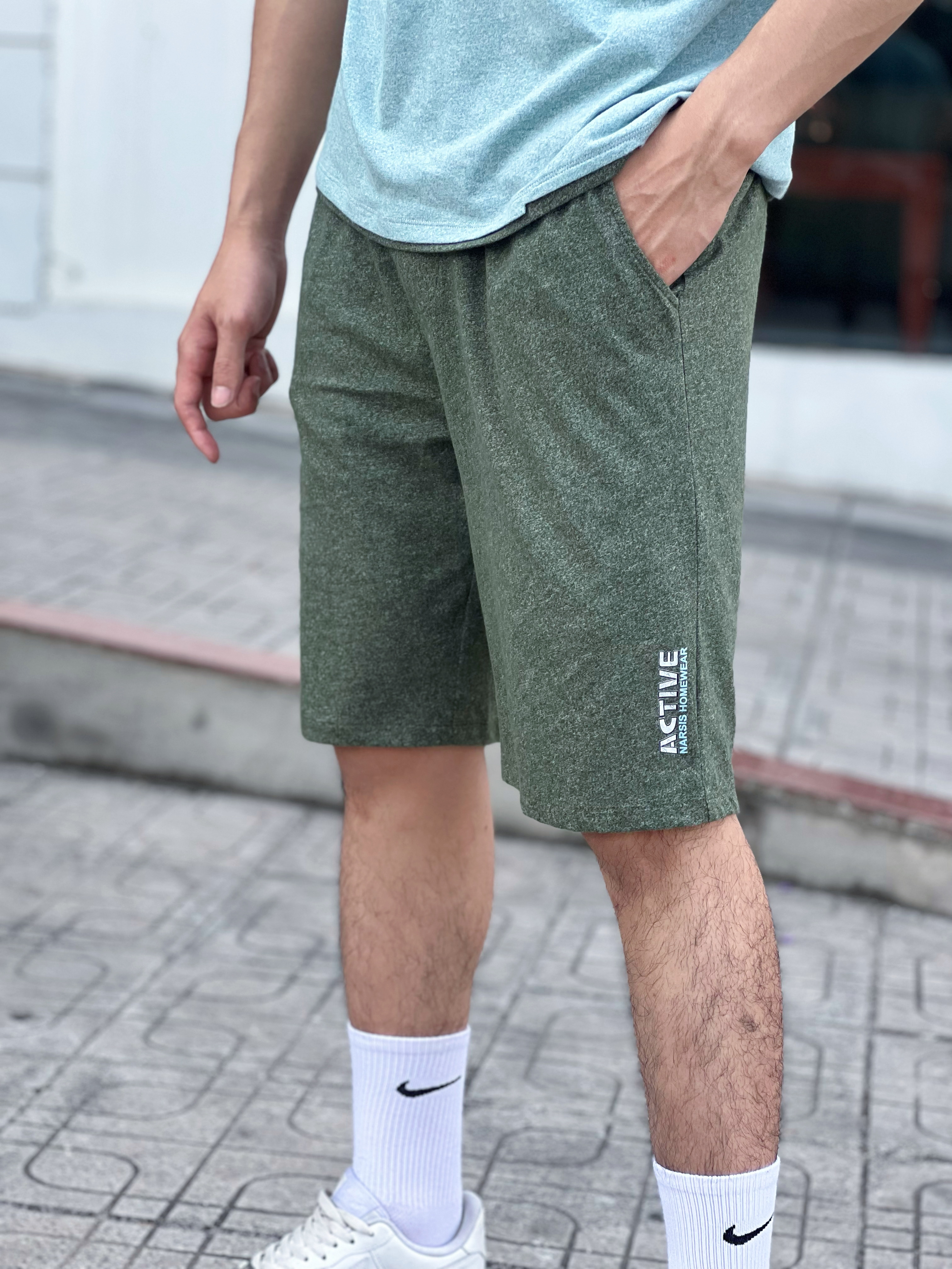 BỘ QUẦN ÁO THỂ THAO NAM  COMBED COTTON POLYESTER MÀU GHI TÍM PHỐI XANH THAN NARSIS - PRO-ACTIVE Đ..._thumbnail_4