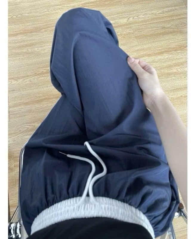 Quần suông phối cạp thun 2M ( XANH NHẠT )_thumbnail_2