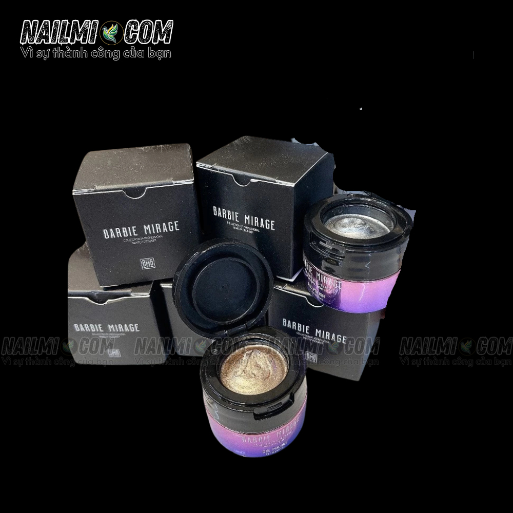 Gel metan Barbie Mirage - bạc