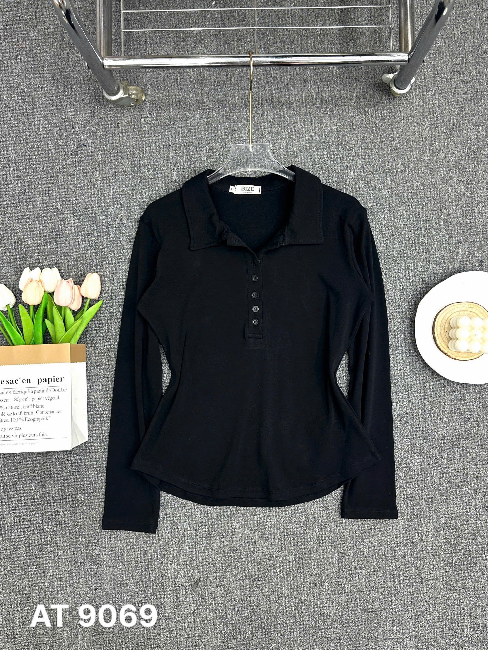 BIGIZE- Áo thun tay dài cổ bẻ T- AT9069_thumbnail_20