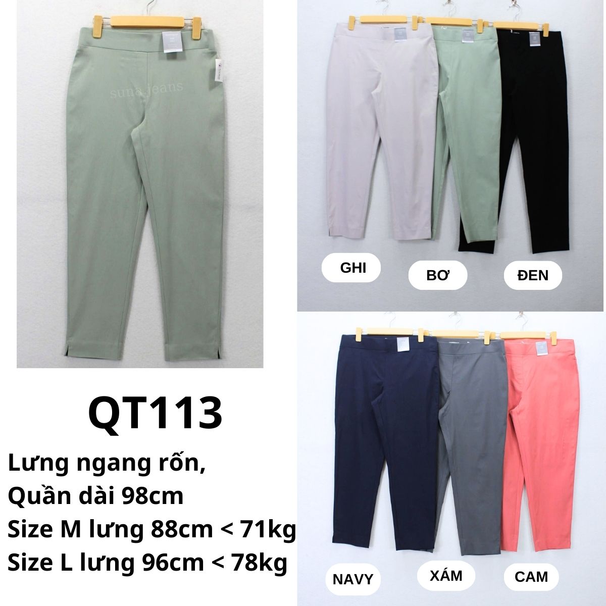 QT113- Quần tây Baggy S.G