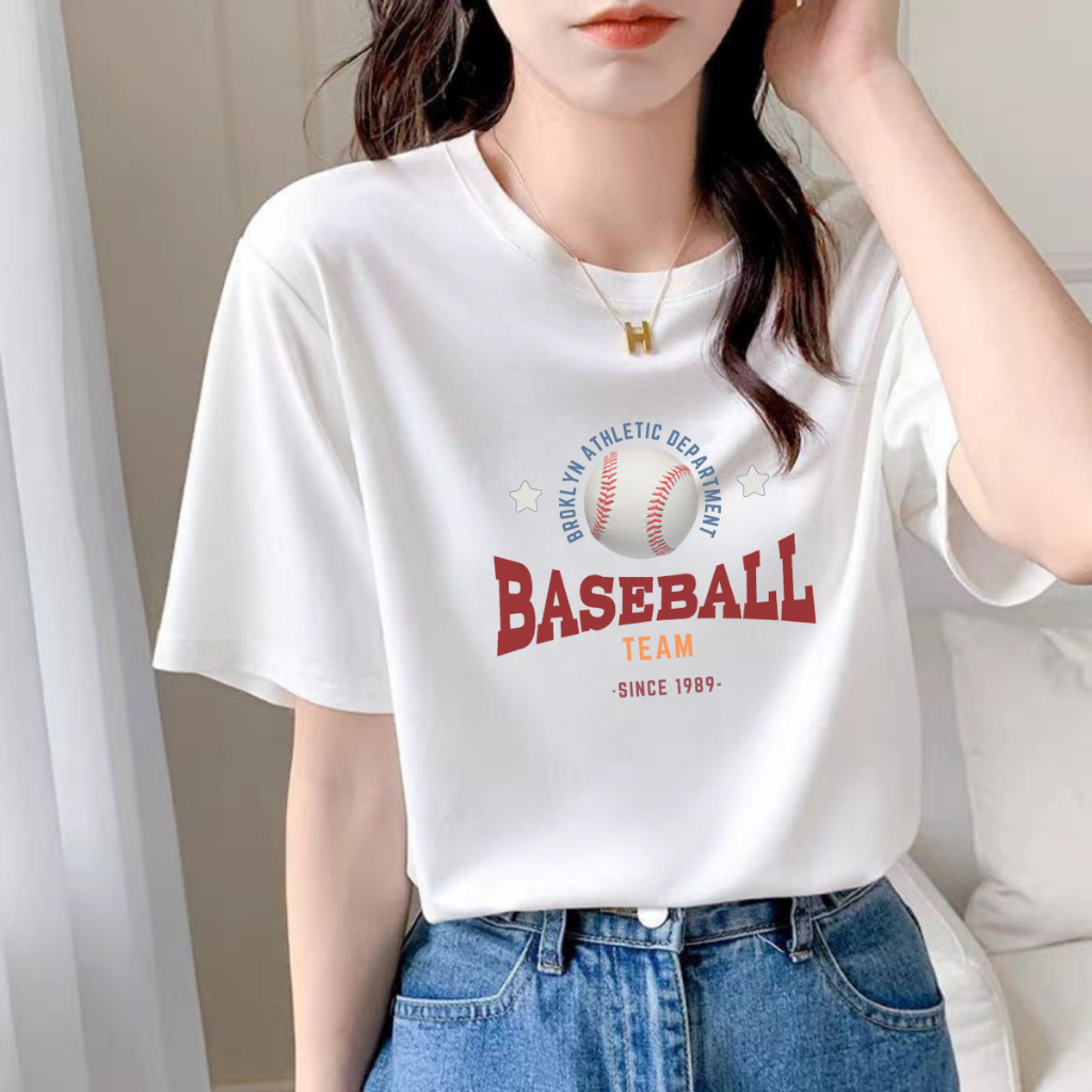 [Form rộng] Áo phông nữ màu trắng in hình nhiều mẫu - LOZA G0315_thumbnail_2