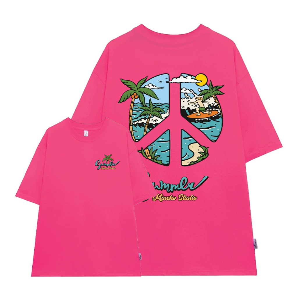 Áo phông nam mùa hè form rộng nhiều màu ATD1033 Miucho Man tay ngắn cổ tròn in mix_thumbnail_13