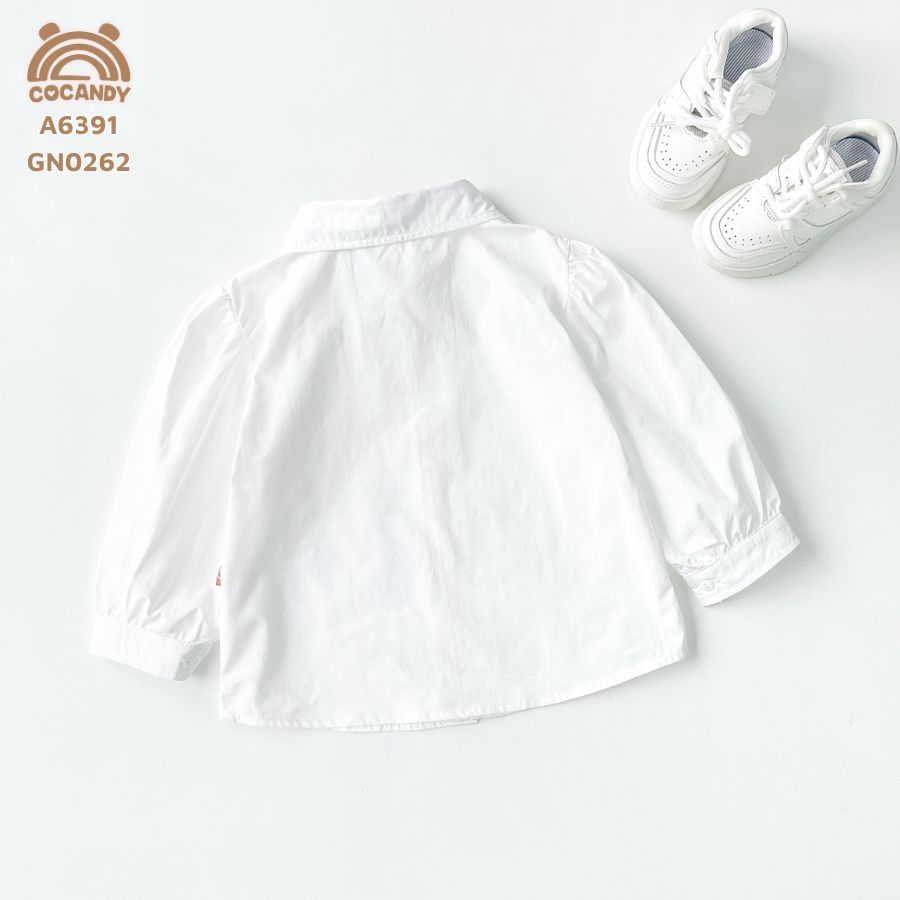 Áo dài sơ mi TRẮNG vai bồng_thumbnail_2