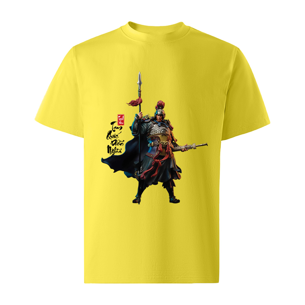 Áo phông nam tam quốc diễn nghĩa nhiều màu nhiều màu ATD1484 Miucho Iconic vải cotton in artwork_thumbnail_13