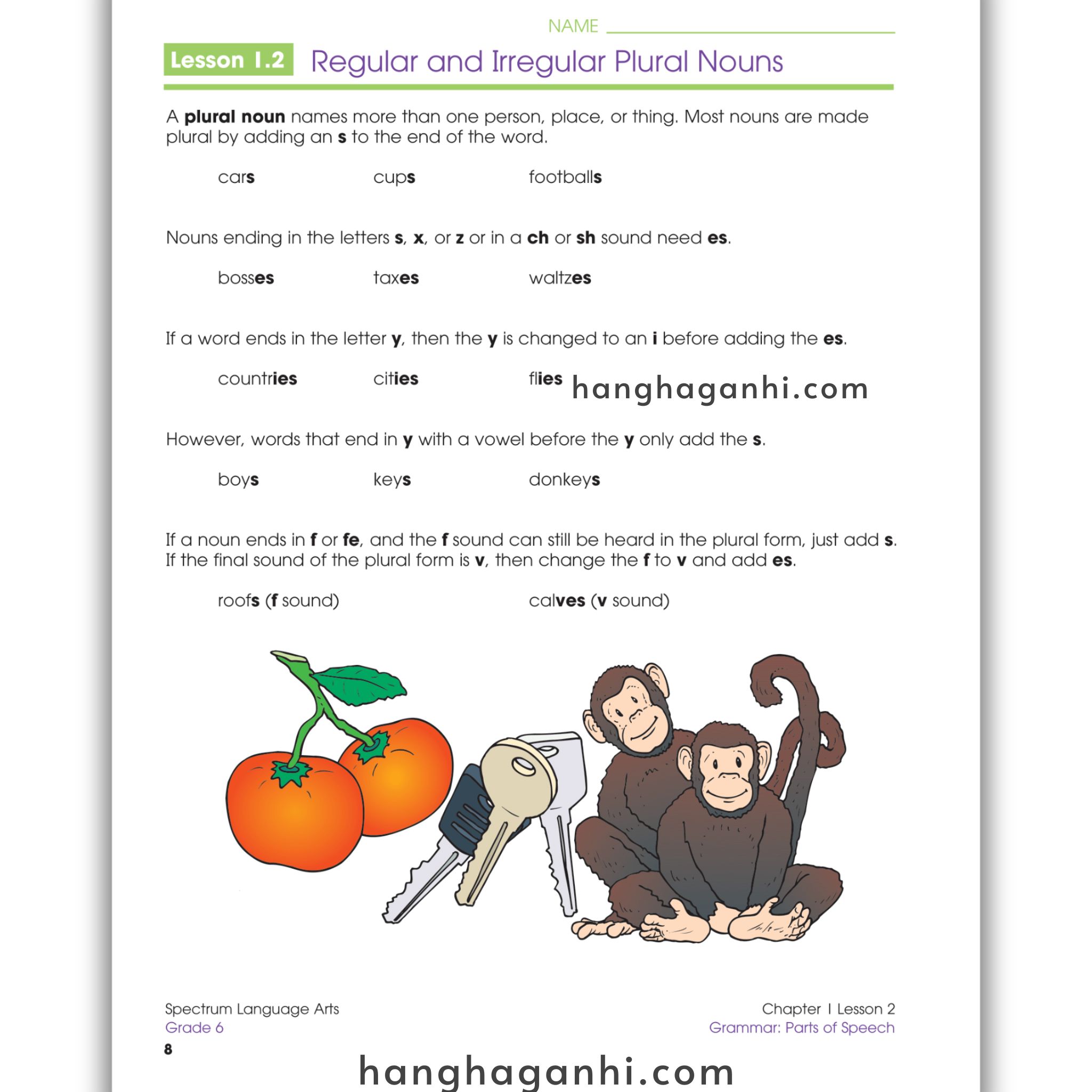 Sách Spectrum Language Arts Workbook Grade 6_thumbnail_7