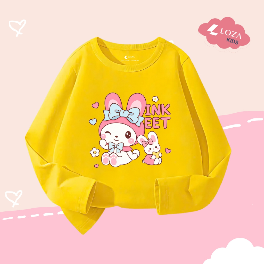 Áo thun dài tay bé gái in hình dễ thương - Loza Kids - KT001_thumbnail_4