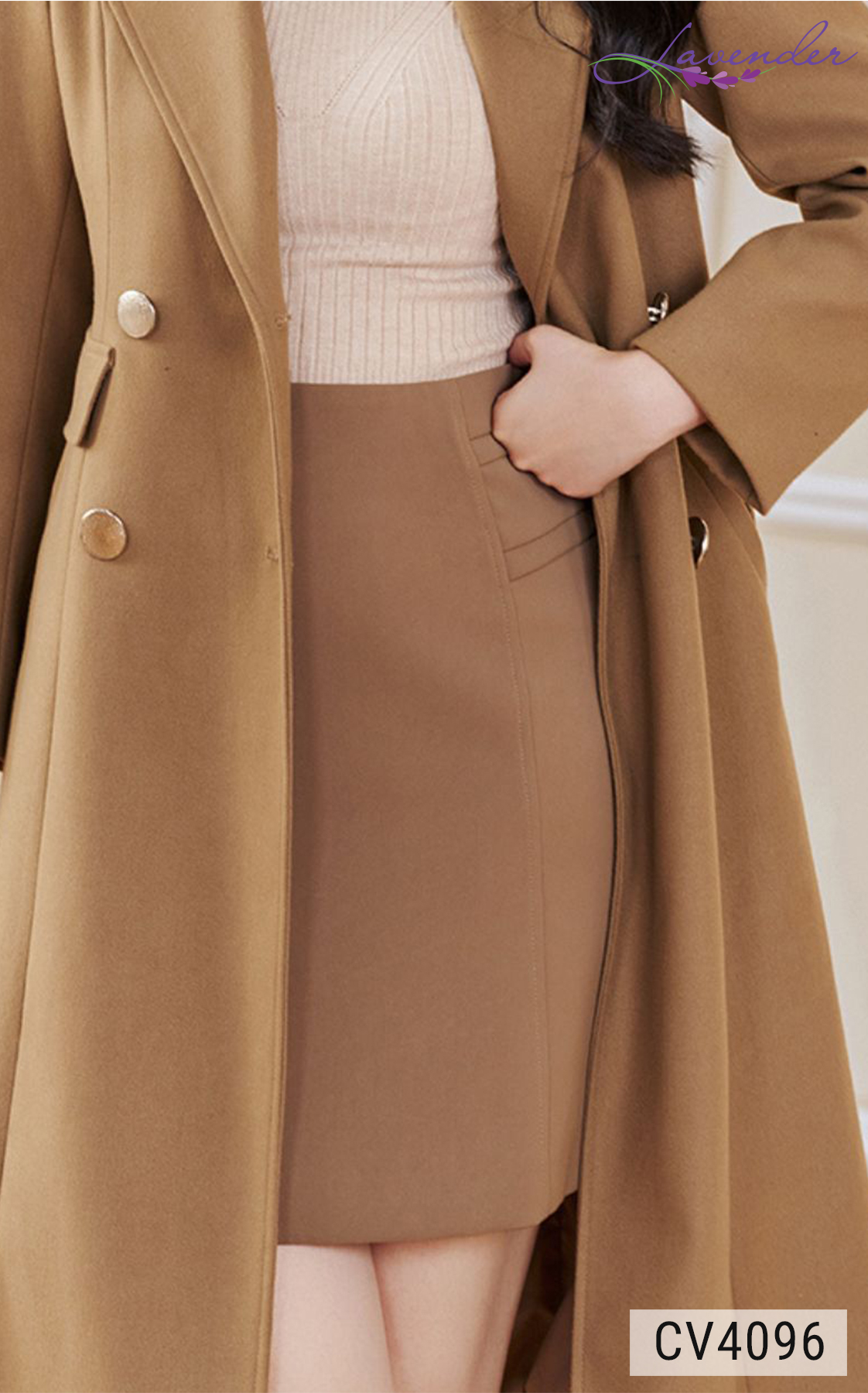 Chân váy A dáng ngắn CV4096