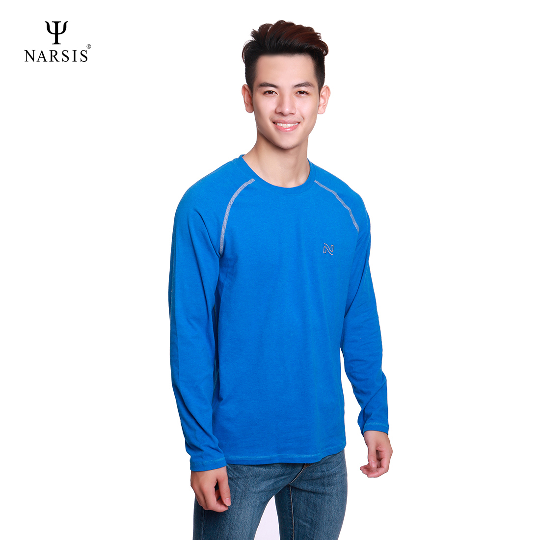 ÁO NAM GIỮ NHIỆT D7078 NARSIS PE NHẸ, THOÁNG KHÍ, THẤM MỒ HÔI, CHẤT LIỆU BỀN, CHỐNG NẮNG_thumbnail_0