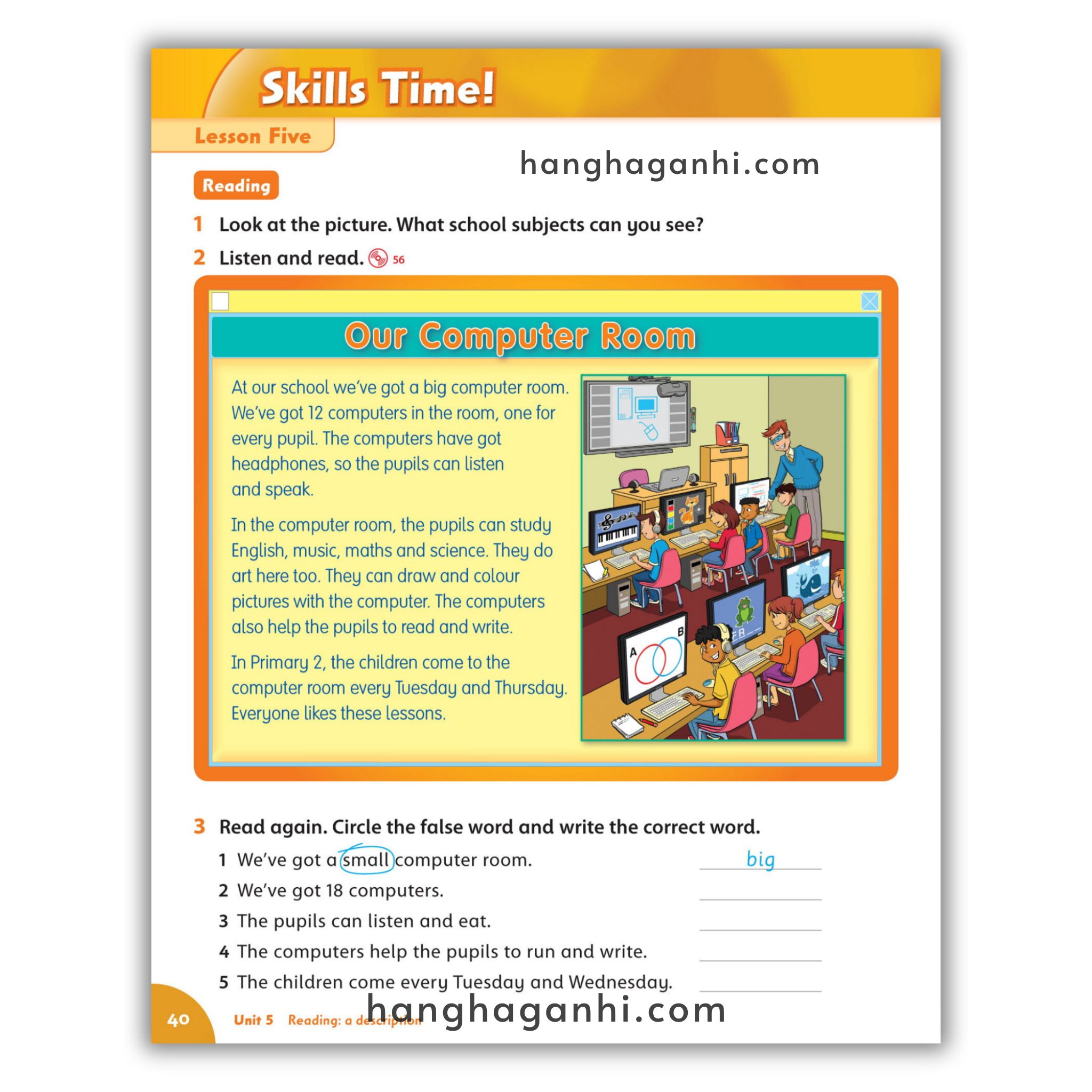 Bộ sách Family and Friends Level 2 (2nd , Student book và Work book) – Tặng kèm file nghe_thumbnail_16