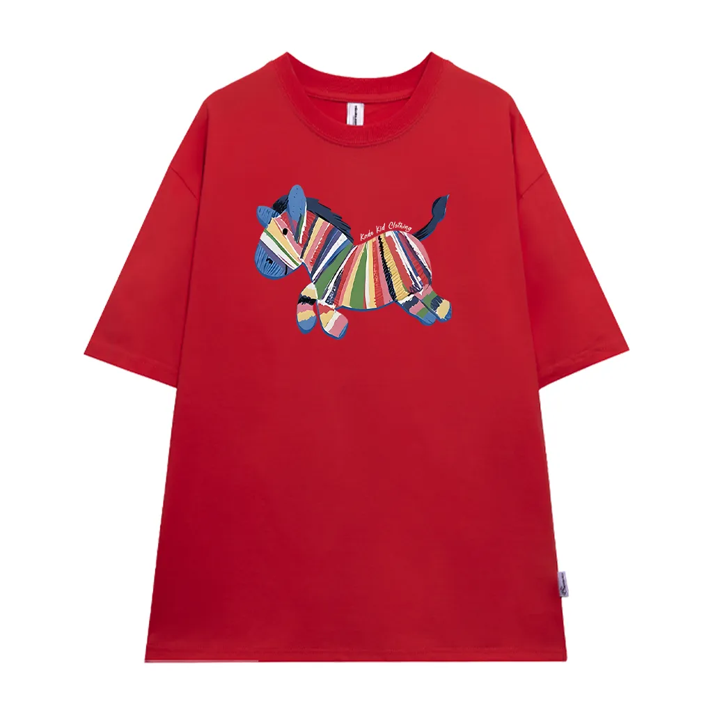 Áo thun gia đình Tết Bính Ngọ Kado vải cotton co giãn thoáng mát dày dặn form rộng 2905_thumbnail_18