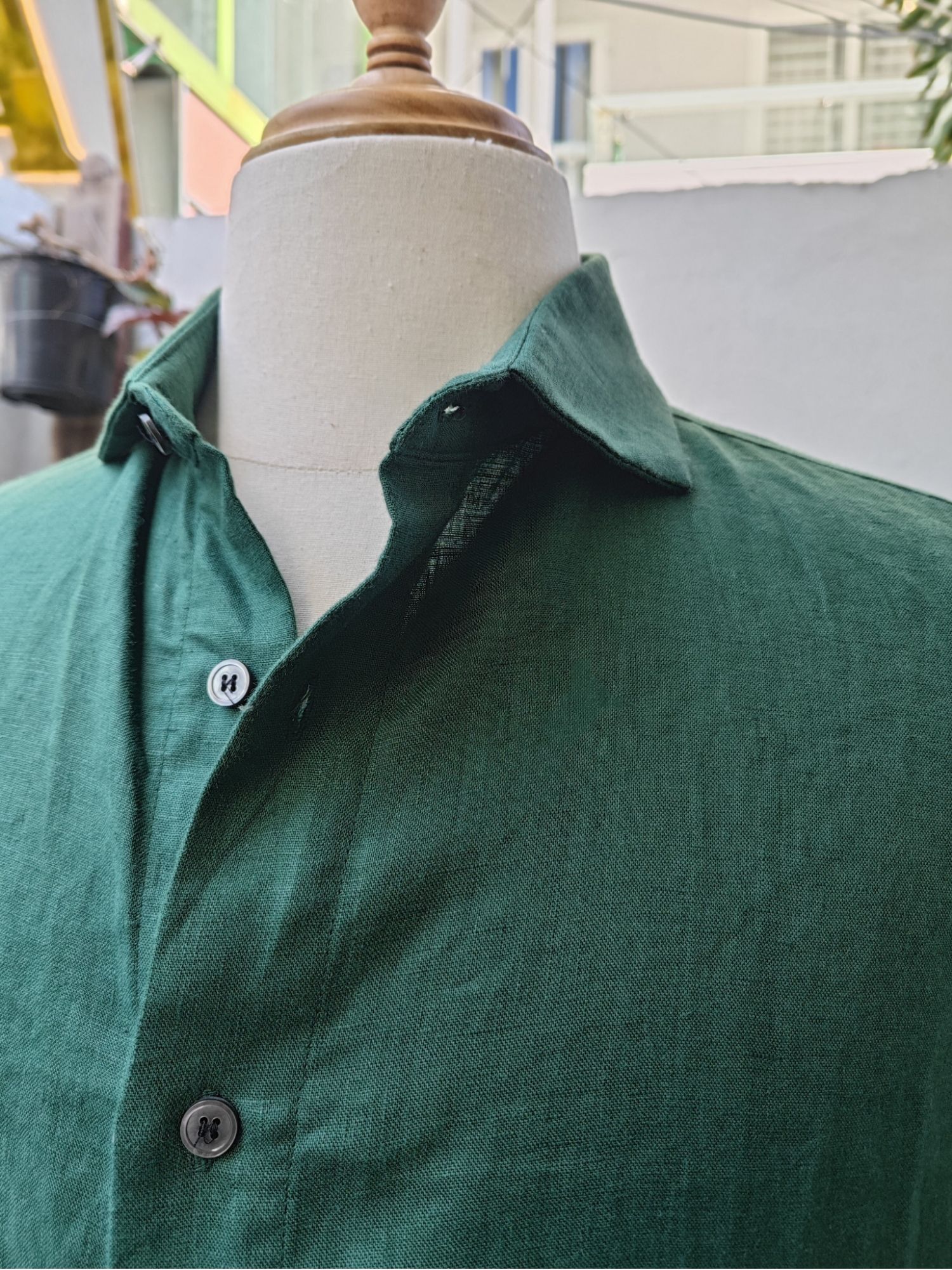 Sơ mi 100% linen tay dài cổ kiểu Ý_thumbnail_3