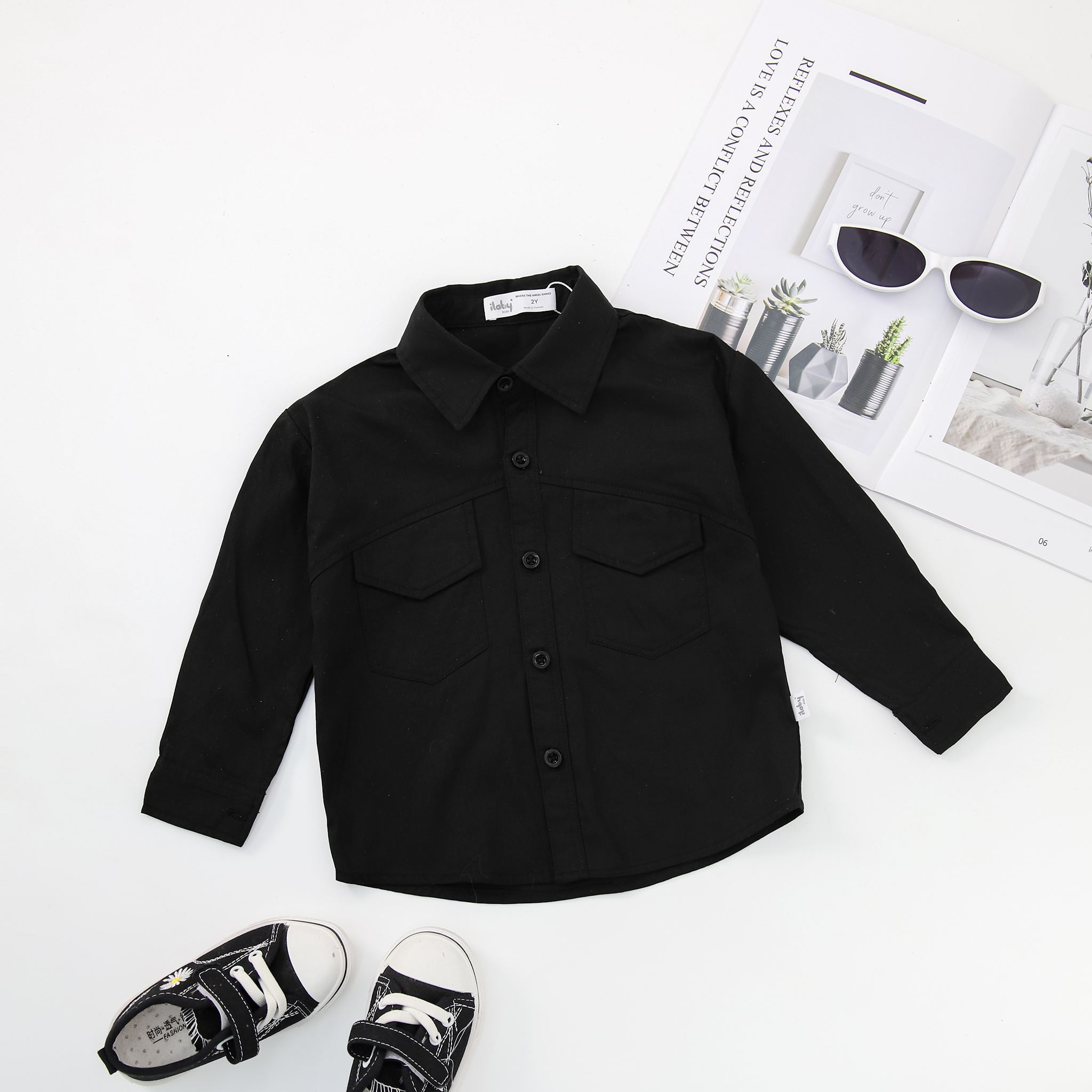 Áo sơ mi dài tay túi ốp chéo_thumbnail_2