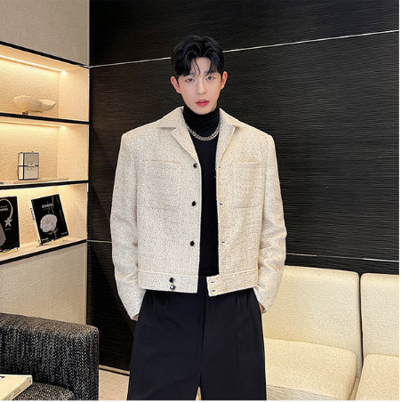 Áo Khoác Tweed Lịch Lãm Dành Cho Nam