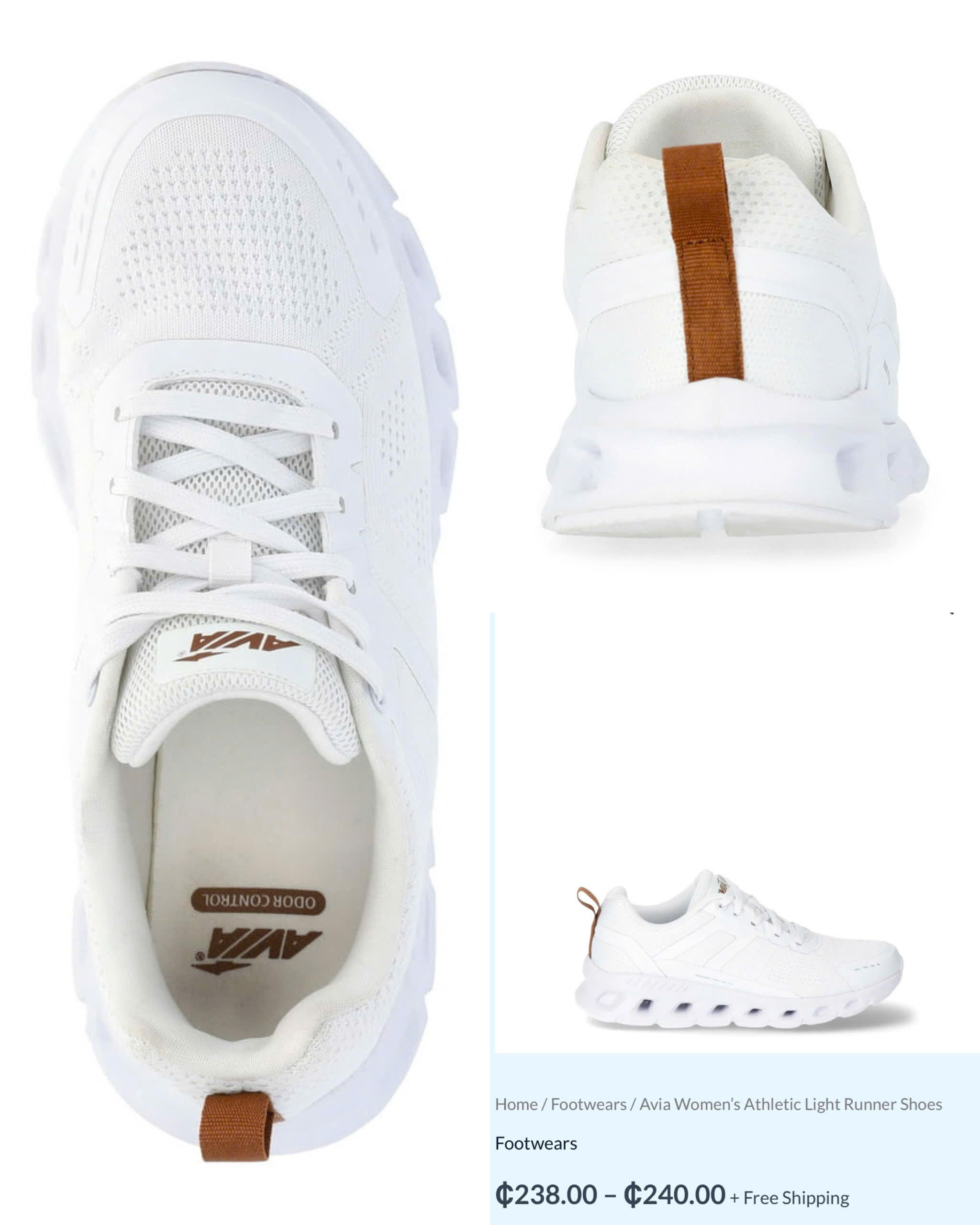 TRANG GIÀY THỂ THAO TRẮNG AVIA