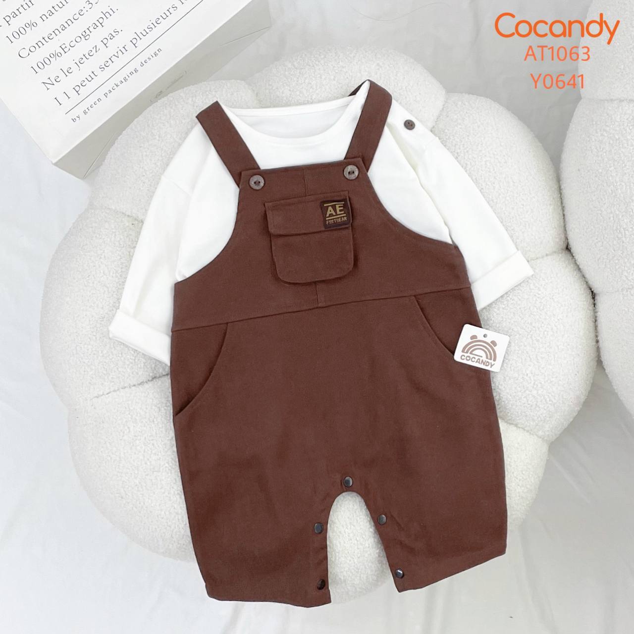 Yếm quần nhung NÂU ĐẬM túi ngực_thumbnail_1