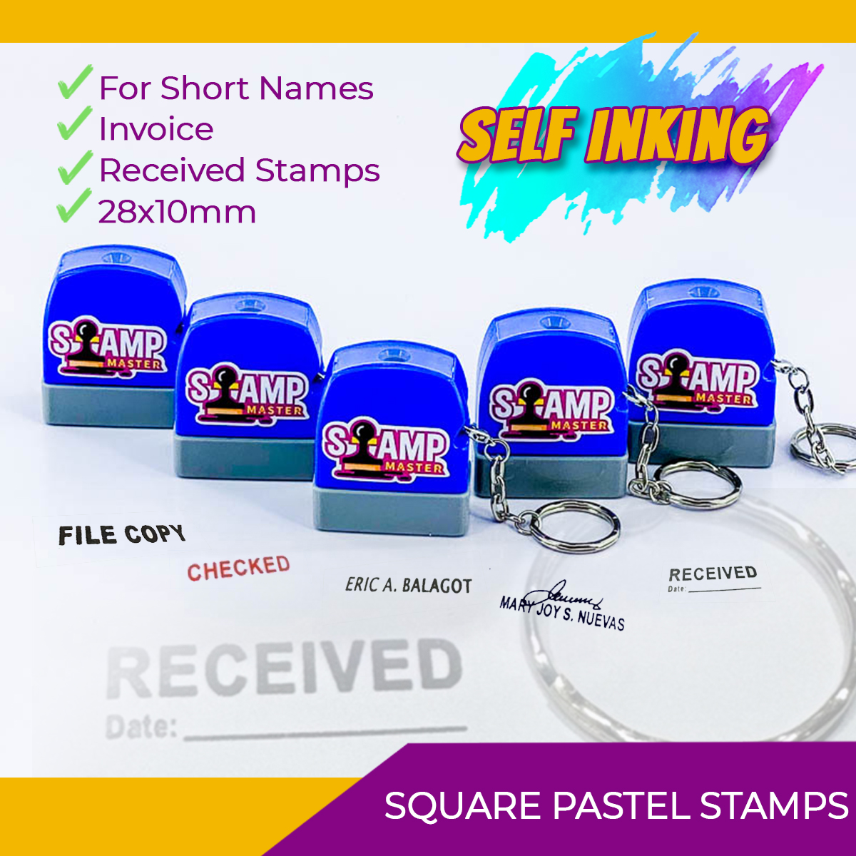 Stamp Keychain Small