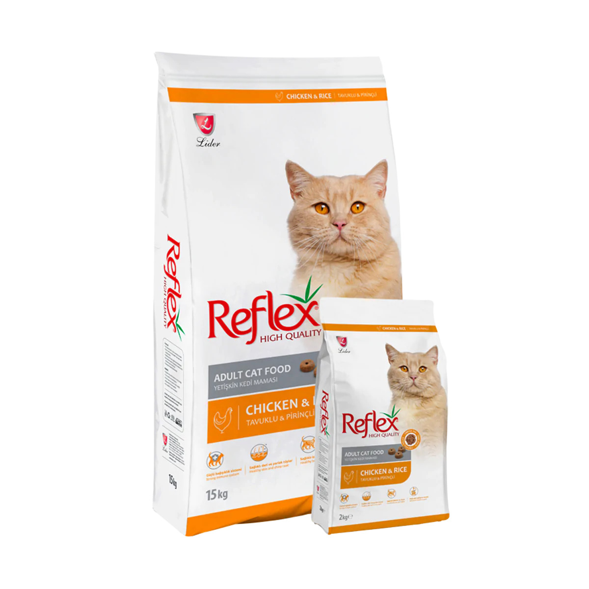 Thức ăn cho mèo Reflex Adult Cat Food Chicken & Rice (vị thịt gà) 15Kg_thumbnail_4