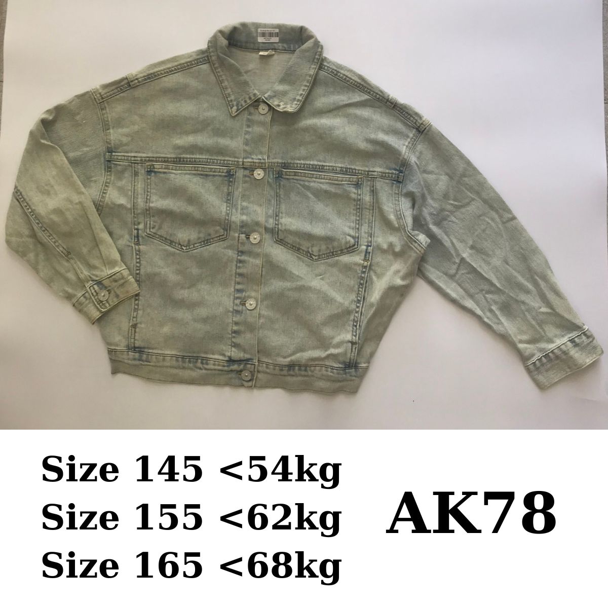 AK78- KHOÁC JEAN LAI BO