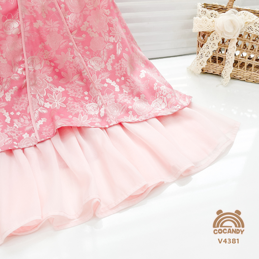 Váy yếm HỒNG ĐẬM họa tiết hoa_thumbnail_1