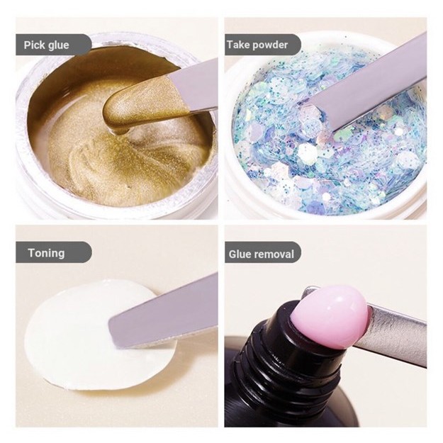 Cây đắp gel gôm - lấy nhũ