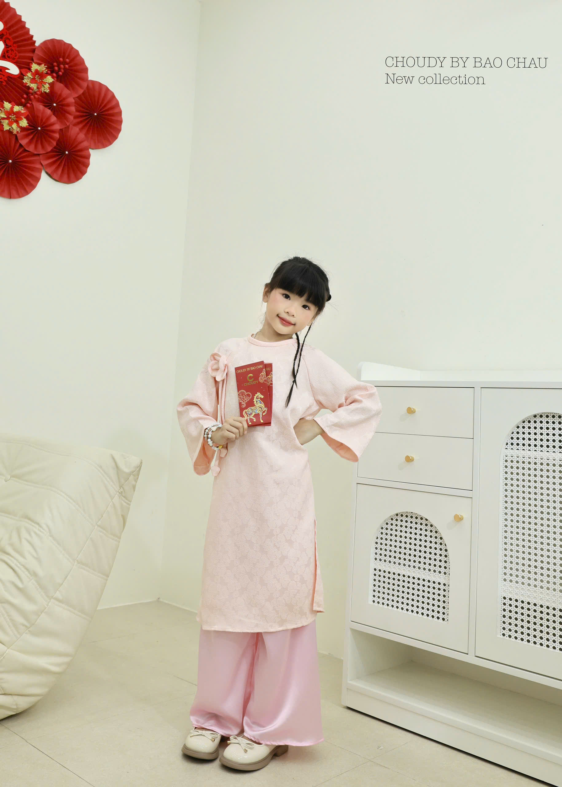 SALE A807 ÁO DÀI HỒNG BÉ GÁI_thumbnail_15