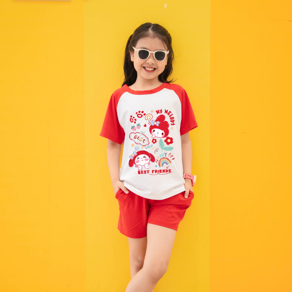 Bộ quần áo bé gái  phối màu in hình nhiều mẫu - Loza G0184_thumbnail_9