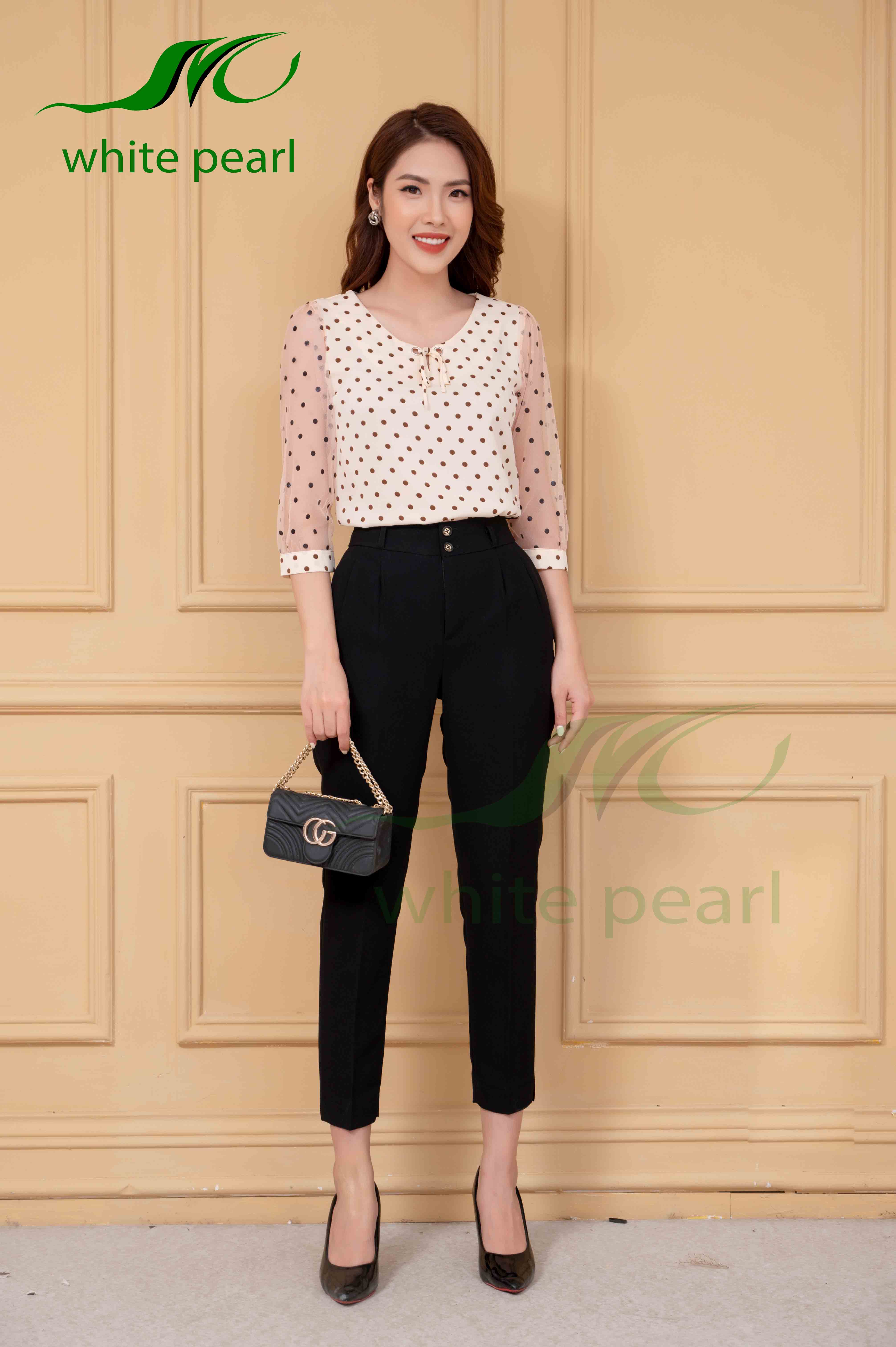 Quần baggy nữ thời trang công sở cao cấp White Pearl_thumbnail_0