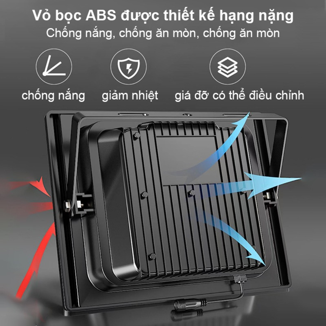 Đèn Pha Năng Lượng Mặt Trời 100W - Goebai LED_thumbnail_4