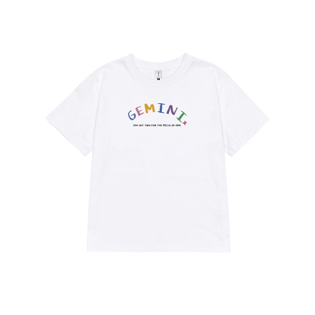 Áo baby tee ABD358 cung hoàng đạo Song Tử GEMINI Miucho cotton cổ tròn in typography_thumbnail_6