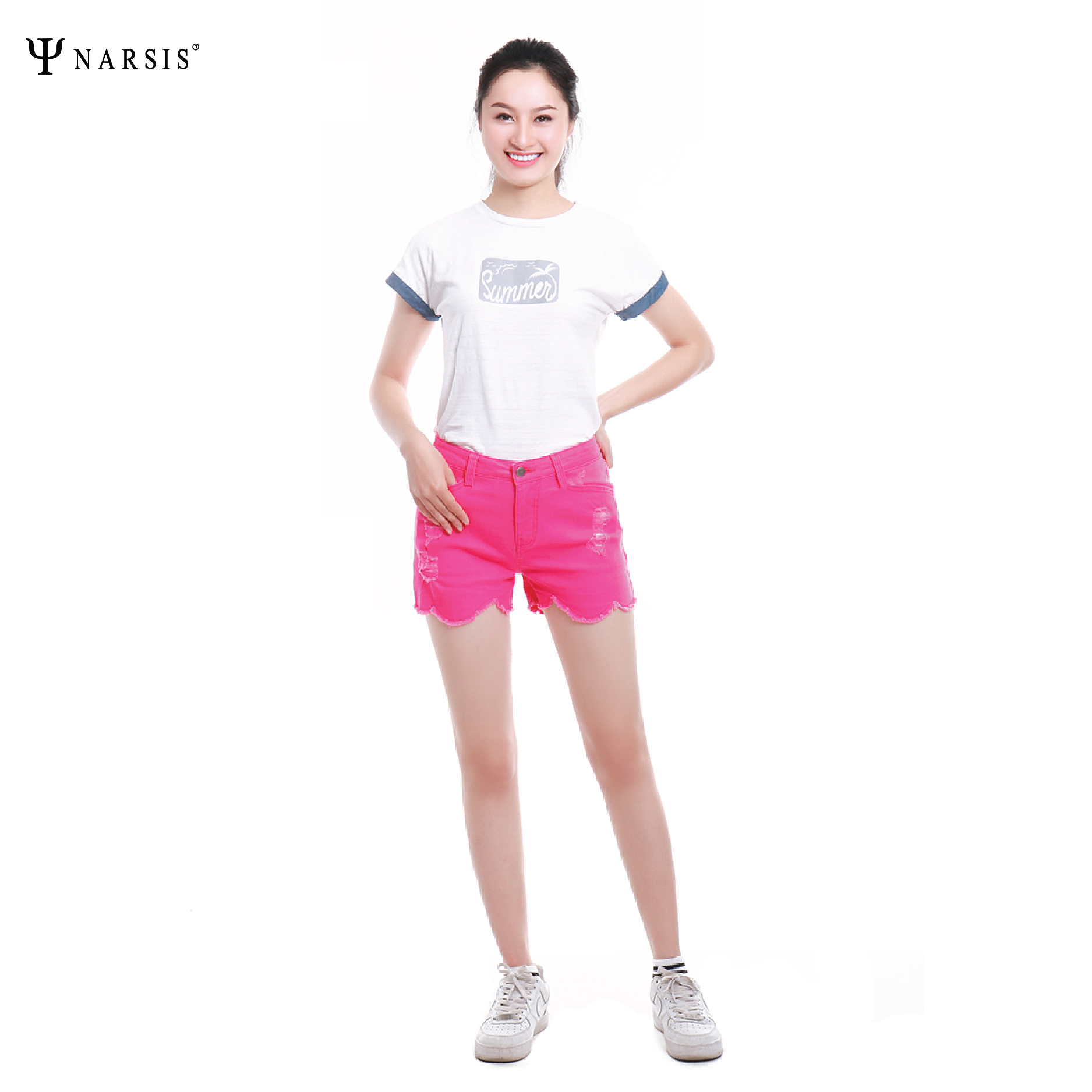 QUẦN LỬNG NỮ T7012 NARSIS VẢI KAKI BỀN, THOẢI MÁI, THỜI TRANG, PHONG CÁCH, THỜI TRANG, PHONG CÁCH_thumbnail_2