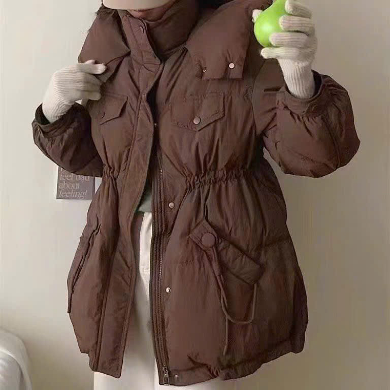Áo khoác phao Nâu - V63