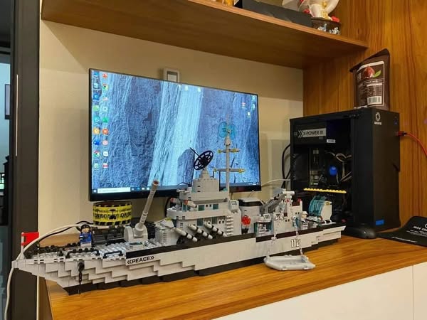 LEGO Đồ chơi lắp ghép 𝐓𝐚̀𝐮 𝐂𝐡𝐢𝐞̂́𝐧 𝐇𝐚̣𝐦 6 trong 1_thumbnail_9