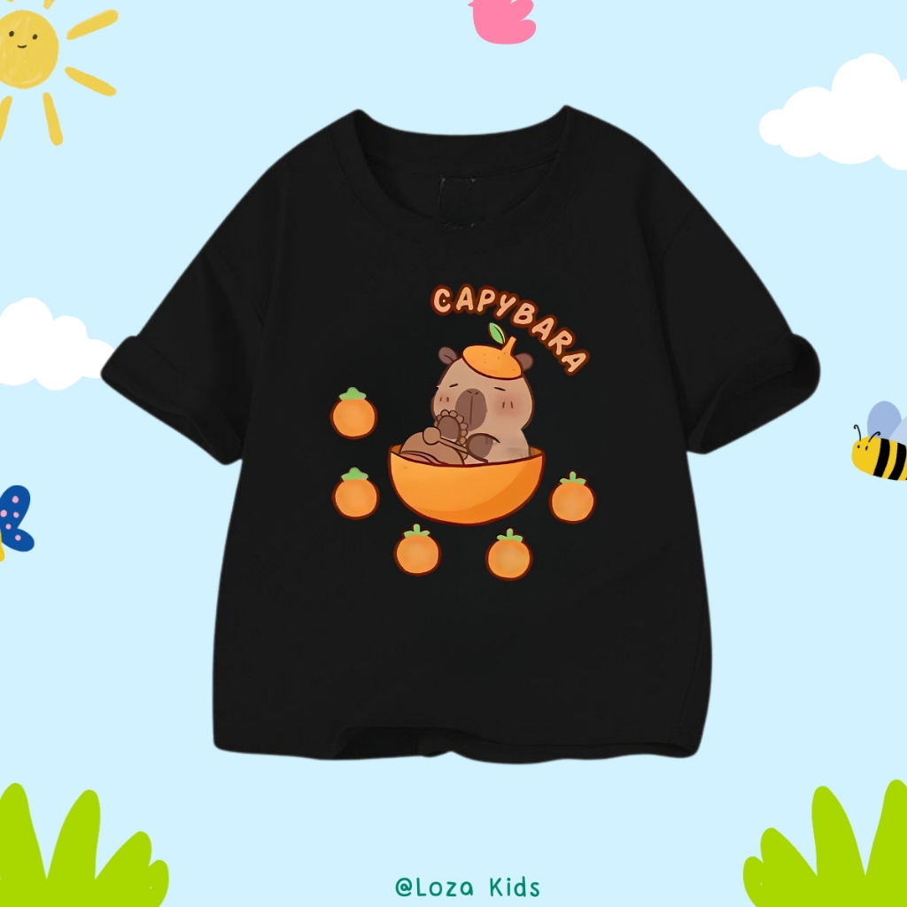 Áo phông cho bé in hình CapyBara nhiều mẫu - Loza Kids  AT024_thumbnail_15